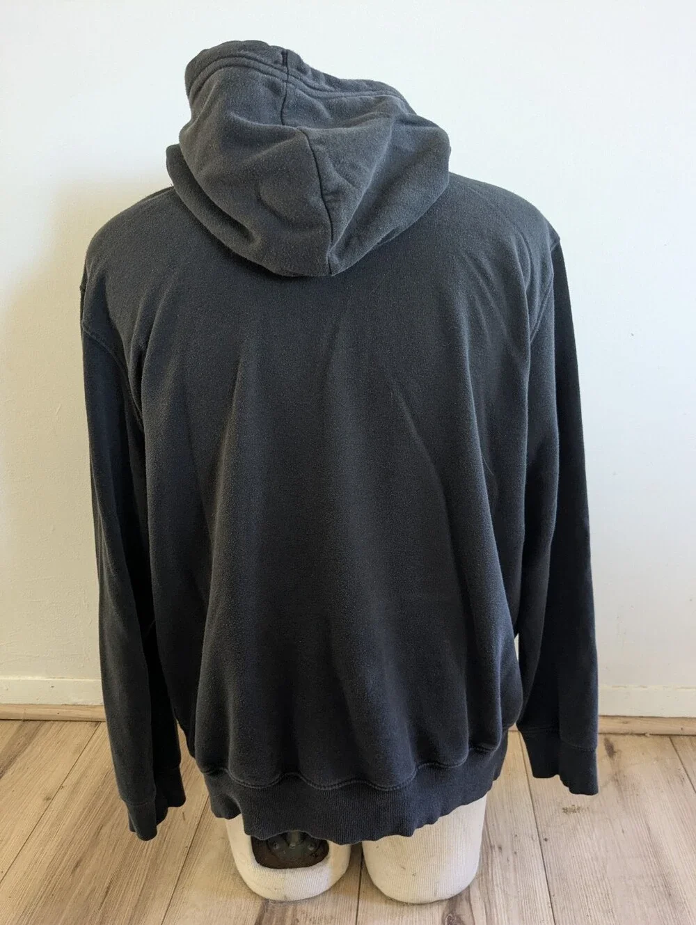 The North Face Black Hoodie with White Logo